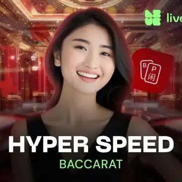 Hyper Speed Baccarat casino game by Evolution – featured logo at Boomerang Casino