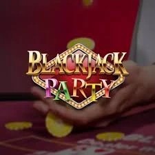 Official Live Dealer logo: Blackjack Party by Evolution at Boomerang Casino