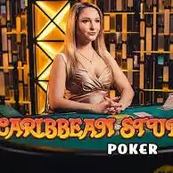 Caribbean Stud Poker logo by Evolution at Boomerang Casino