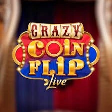 Crazy Coin Flip logo by Evolution Boomerang Casino