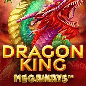 Dragon King MegawaysTM online game logo by GameART on boomerangcasino-gr.com.gr
