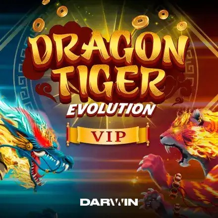 Table Games logo of Dragon Tiger Evolution VIP from Darwin Gaming at Boomerang Casino