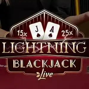Lightning Blackjack slot icon by Evolution, available at Boomerang Casino
