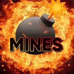 Mines logo by Turbo Games Boomerang Casino