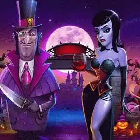 Official Megaways logo: Nightmare Family Megaways by Red Tiger Gaming at Boomerang Casino