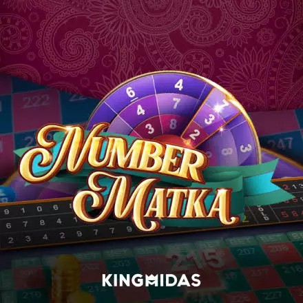NumberMatka slot logo by King Midas at Boomerang Casino