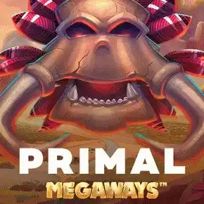Primal Megaways casino game by Blueprint Gaming – featured logo at Boomerang Casino